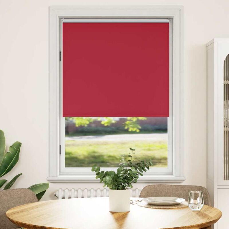 foto del prodotto tenda a rullo buio totale 100 120 x 175 cm con catena di trazione vari colori colore rosso