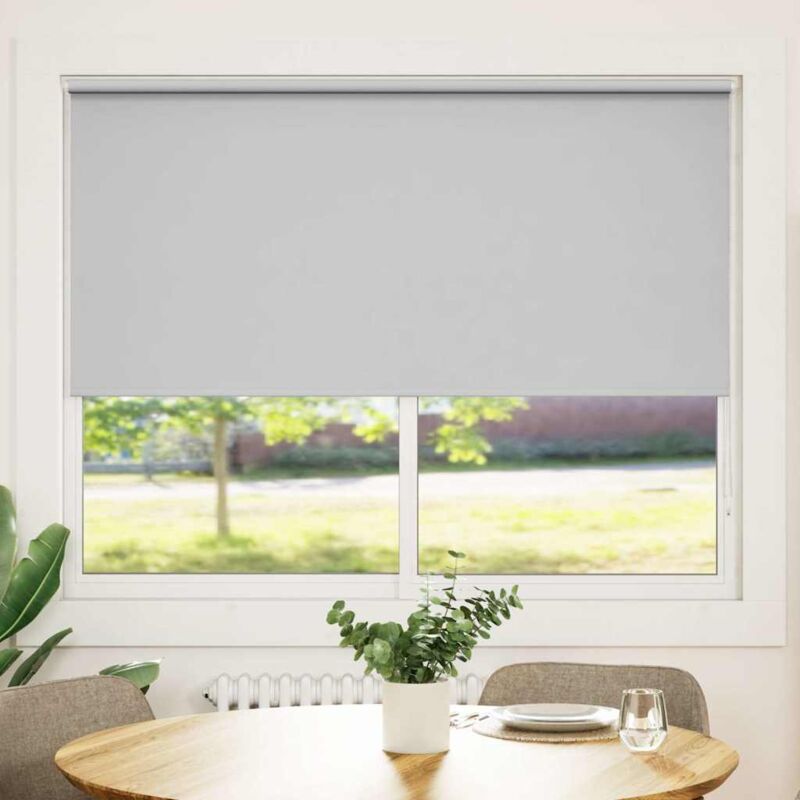 foto del prodotto tenda a rullo buio totale 100 140 x 175 cm con catena di trazione vari colori colore grigio