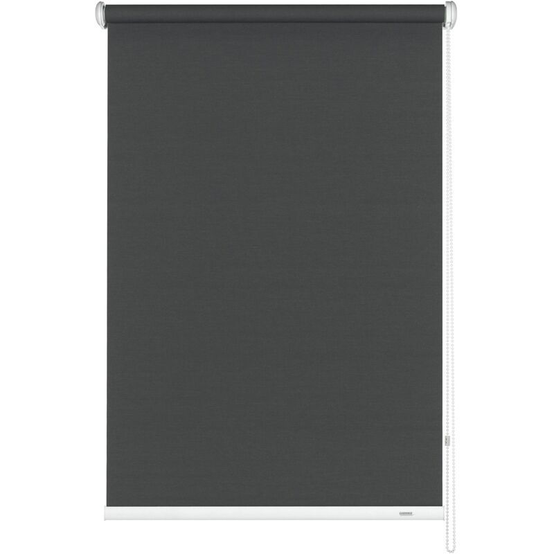 foto del prodotto tenda a rullo con catenella laterale, installazione a parete, soffitto o nicchia, trasparente, opaca, kit di montaggio incluso, grigio, 62 x 180 cm