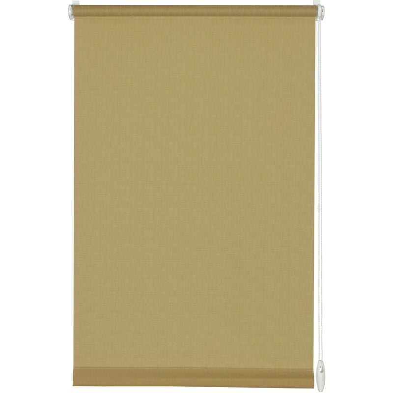 foto del prodotto tenda a rullo con morsetto di fissaggio o adesiva, per luce diurna, opaca, kit di montaggio incluso, easyfix tenda a rullo avvolgibile, marrone, 60 x