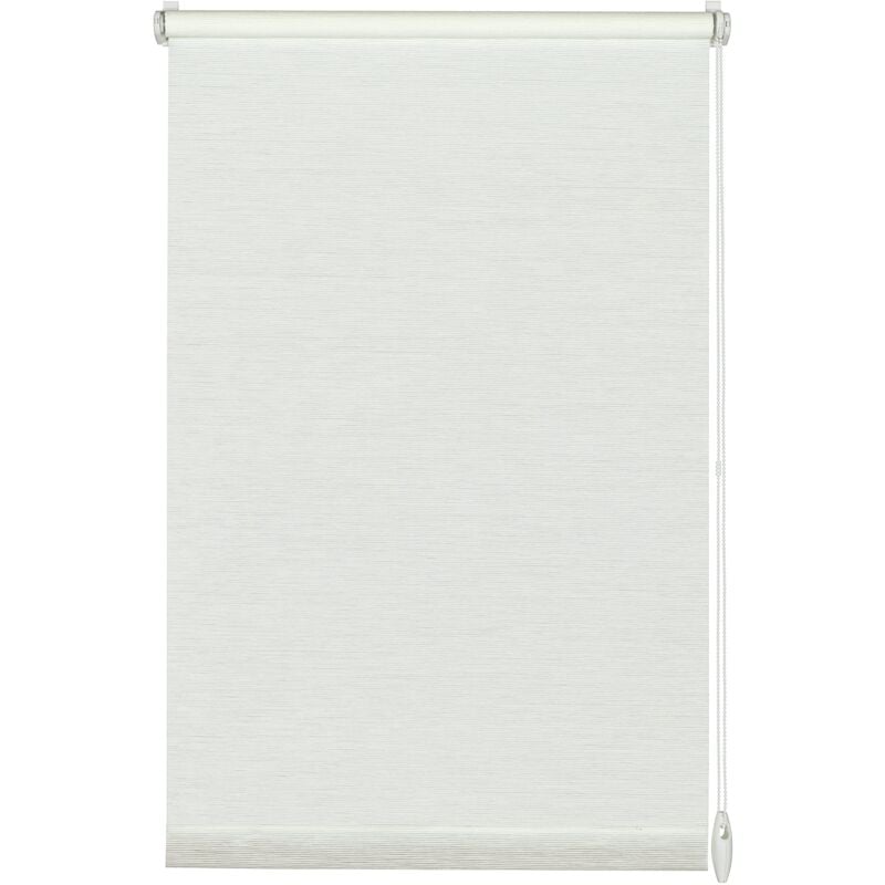foto del prodotto tenda a rullo con morsetto di fissaggio o adesiva, per luce diurna, opaca, kit di montaggio incluso, easyfix tenda a rullo naturale, bianco, 60 x 150