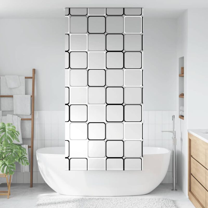 foto del prodotto tenda a rullo doccia 90x240 cm larghezza tessuto 86 cm vidaxl