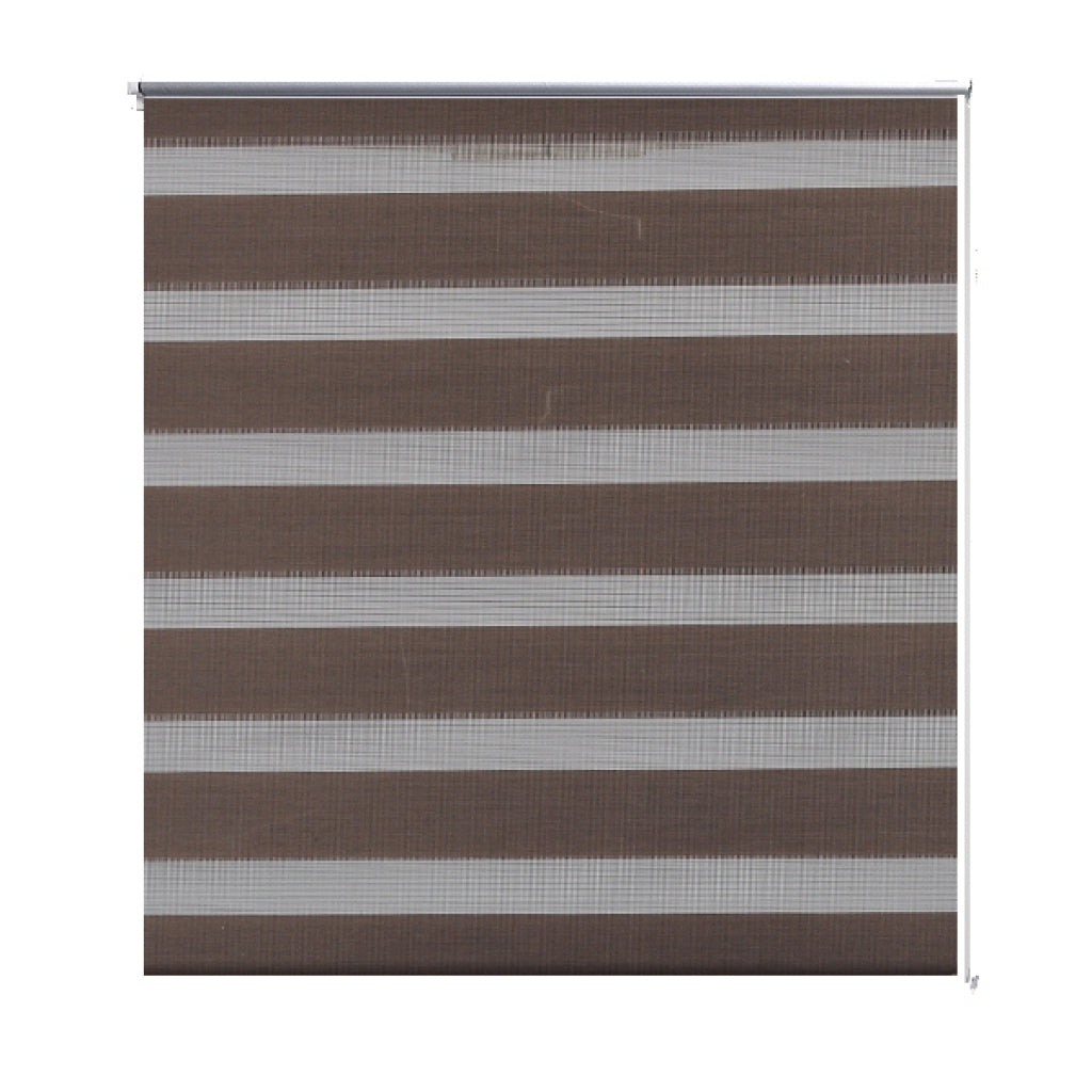 foto del prodotto tenda a rullo marrone vagliante 80 x 150 cm tenda per finestra schermatura privacy tapparella 4102095