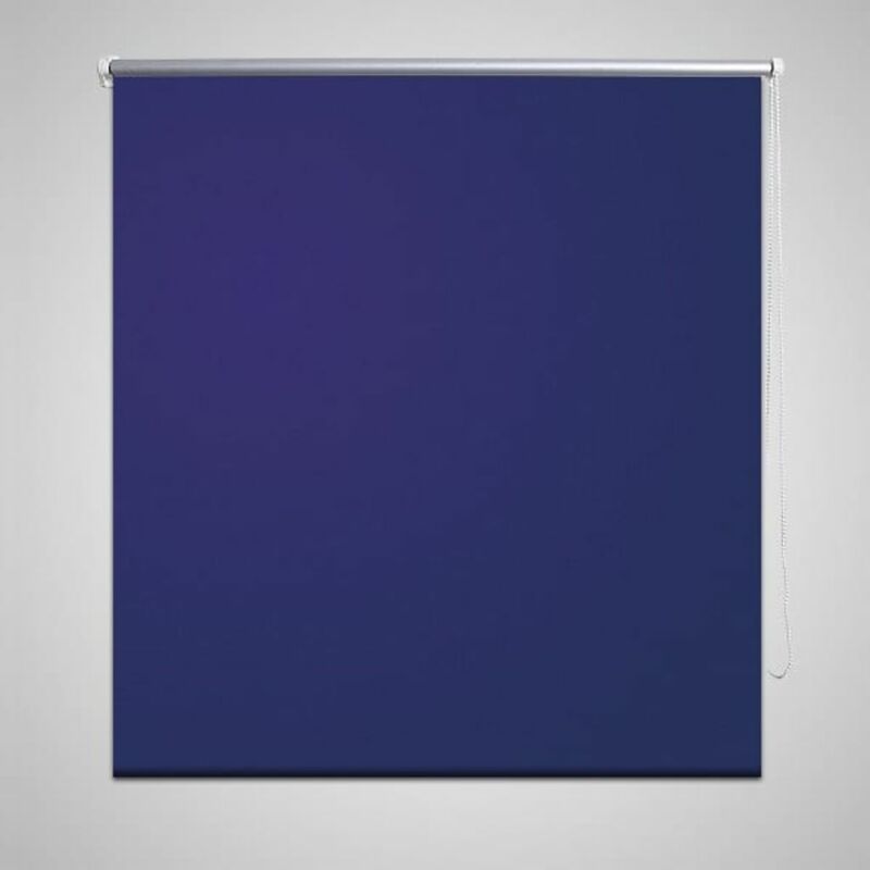 foto del prodotto tenda a rullo oscurante 120 x 175 cm blu marino vidaxl