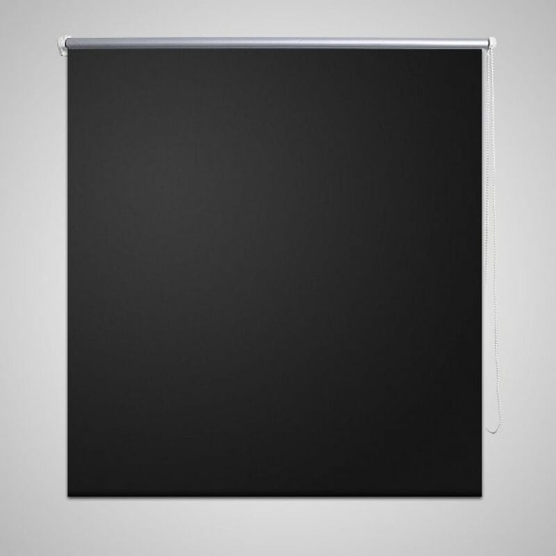 foto del prodotto tenda a rullo oscurante 120 x 175 cm nera vidaxl