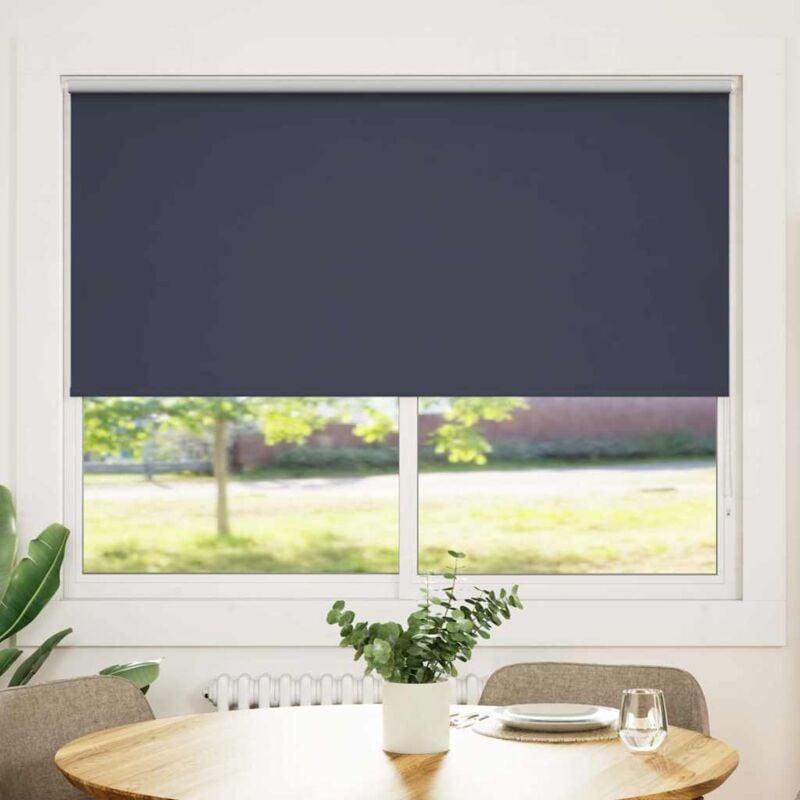 foto del prodotto tenda a rullo oscurante 140 x 175 cm blu marino vidaxl