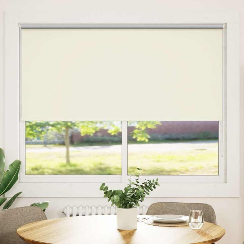 foto del prodotto tenda a rullo oscurante 160 x 175 cm bianco avorio vidaxl