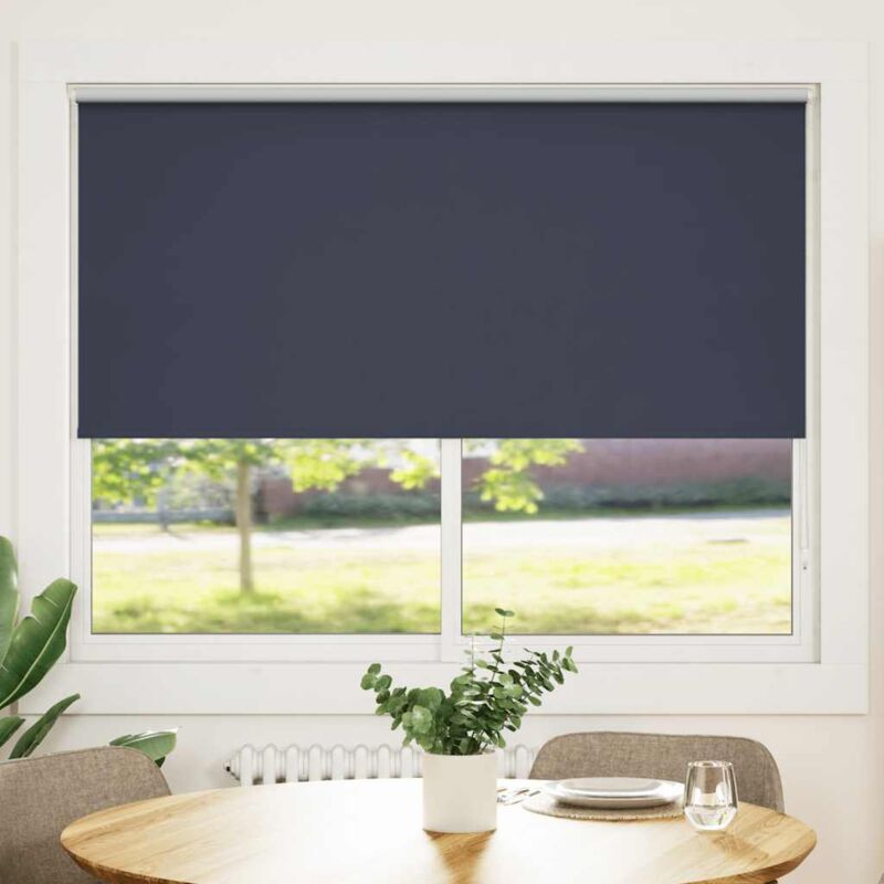 foto del prodotto tenda a rullo oscurante 160 x 175 cm blu marino vidaxl