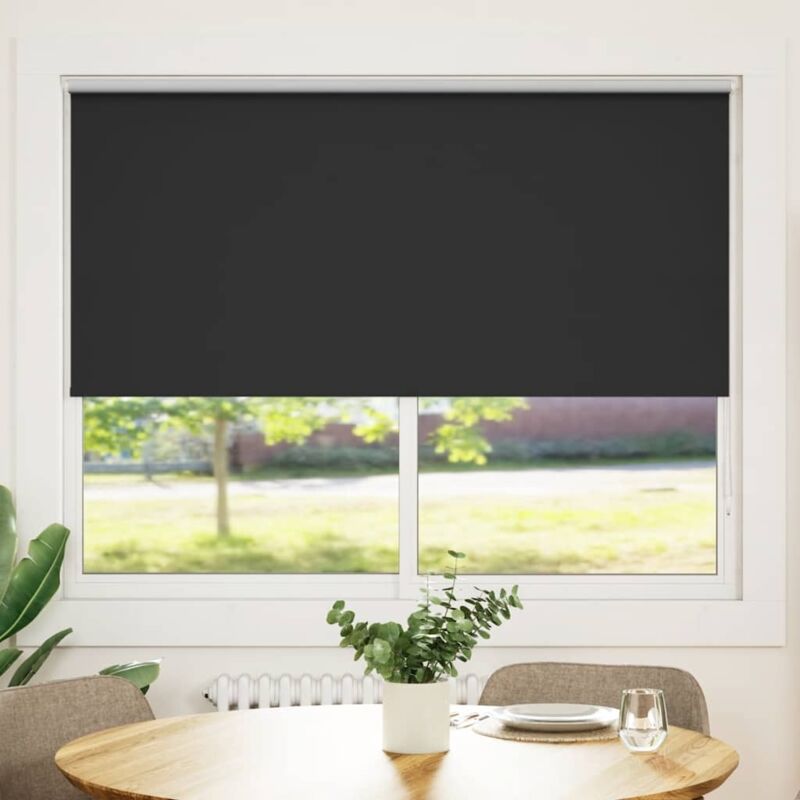 foto del prodotto tenda a rullo oscurante 160 x 175 cm nera vidaxl