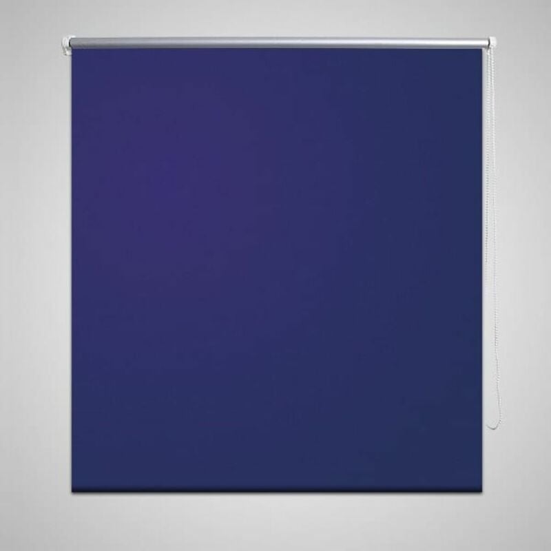 foto del prodotto tenda a rullo oscurante buio totale 100 x 230 cm blu marino