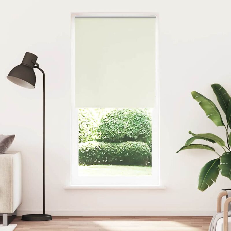 foto del prodotto tenda a rullo oscurante buio totale 120 x 230 cm con catena di trazione vari colori colore bianco avorio