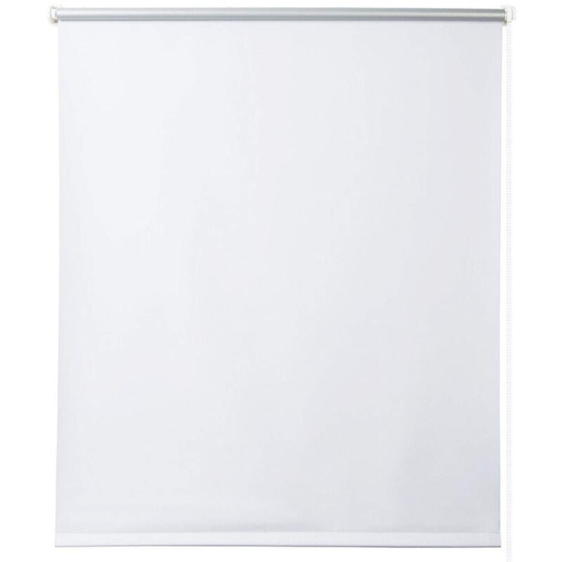 foto del prodotto tenda a rullo oscurante in poliestere montaggio rapido senza fori per finestre e porte 40x160 cm bianco 190000890