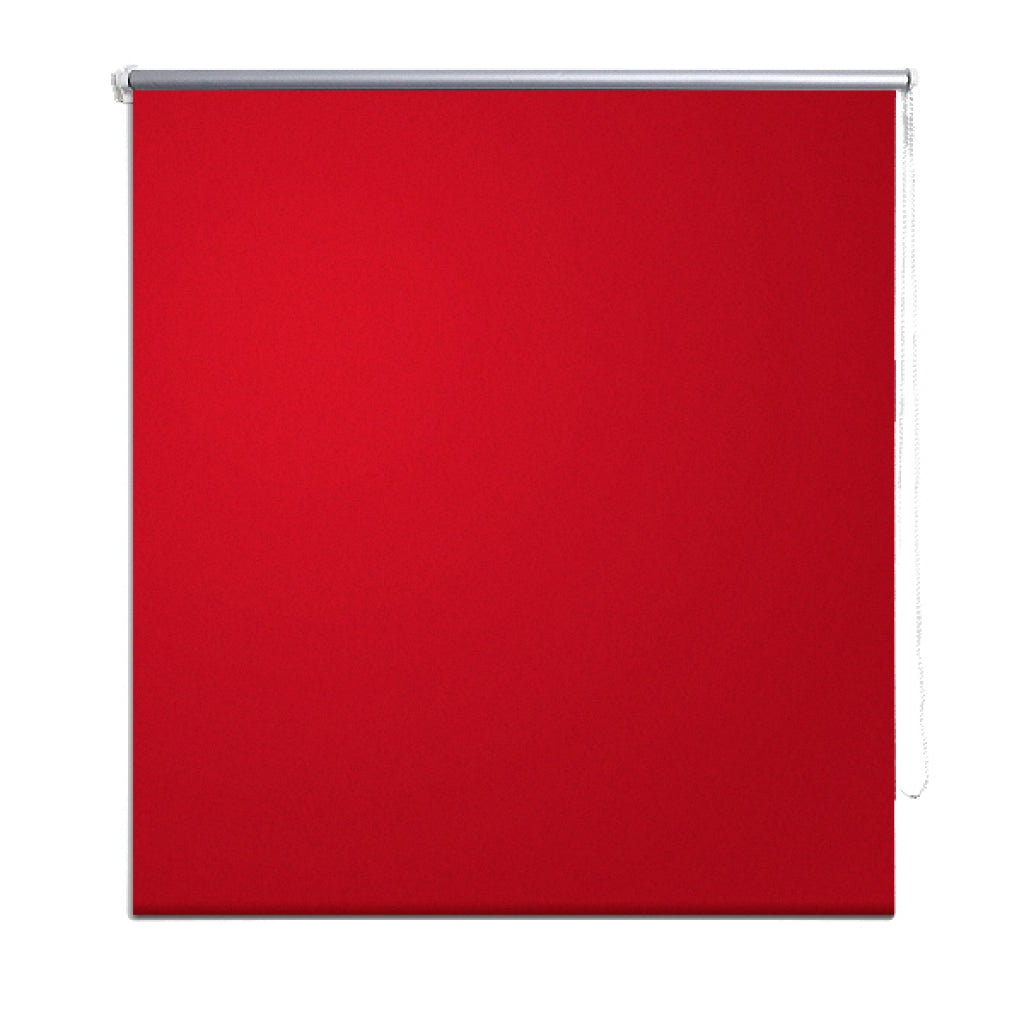 foto del prodotto tenda a rullo oscurante rossa 100 x 230 cm tenda per finestra schermatura privacy tapparella 4102050
