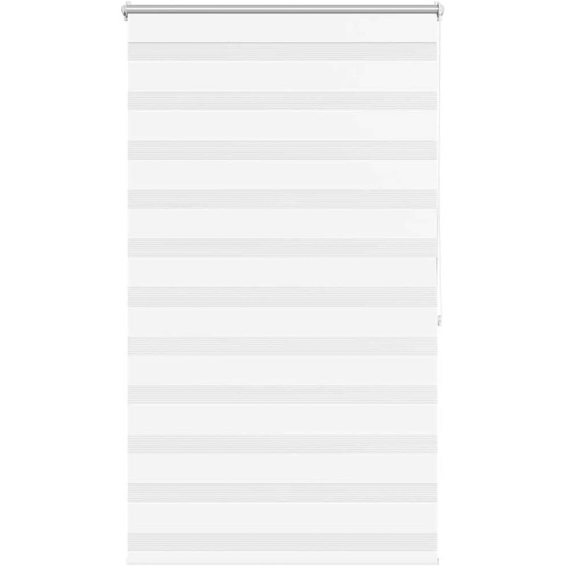 foto del prodotto tenda a rullo oscurante zebra 100x175 bianca