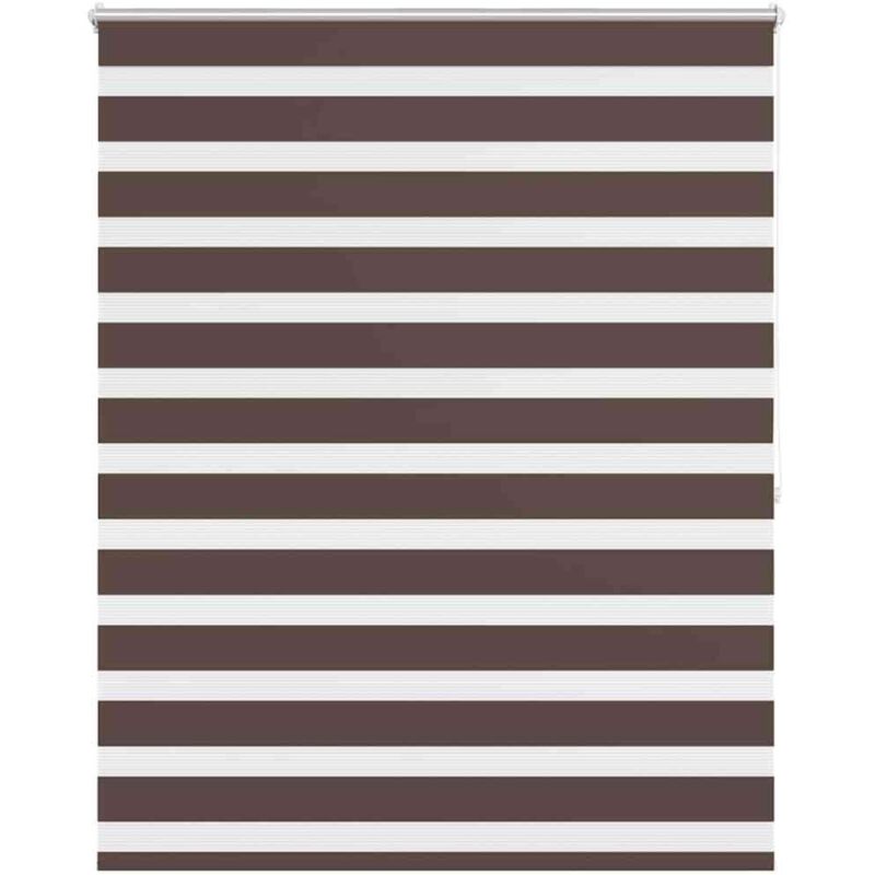 foto del prodotto tenda a rullo oscurante zebra 140x175cm caff