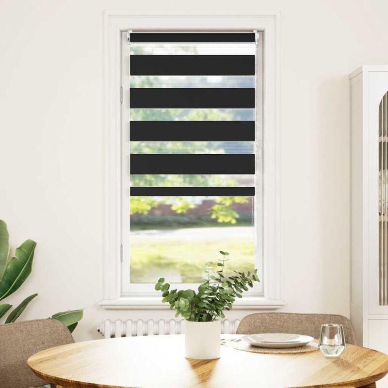 foto del prodotto tenda a rullo oscurante zebra 40x100cm nero