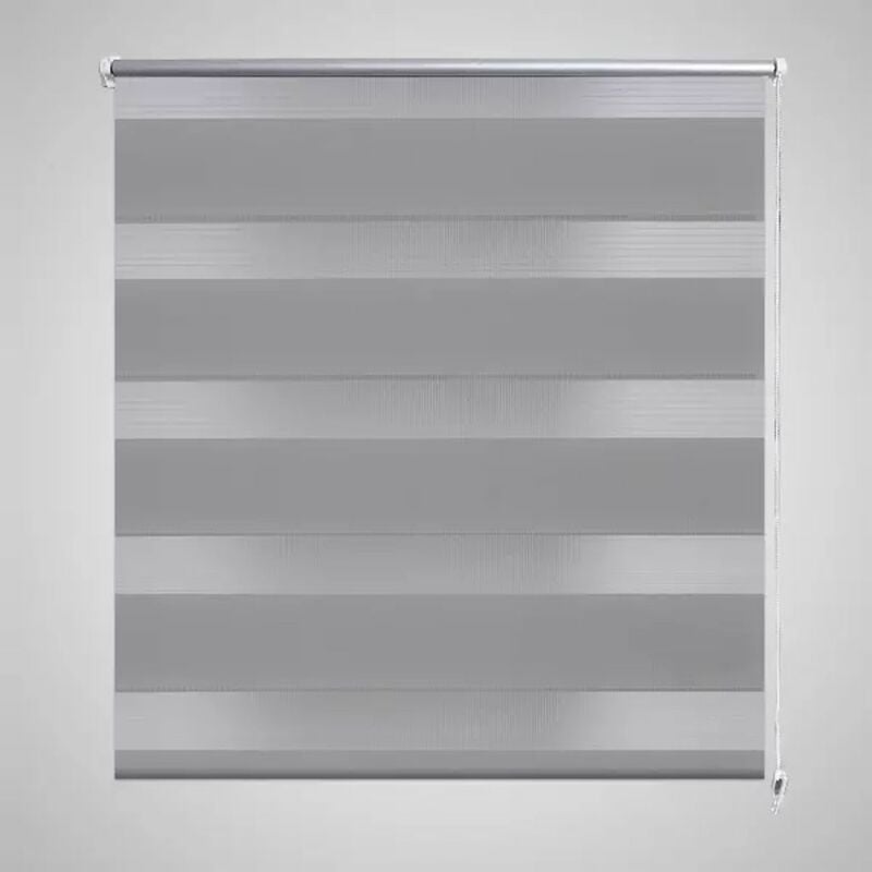foto del prodotto tenda a rullo oscurante zebra 80x175cm grigia