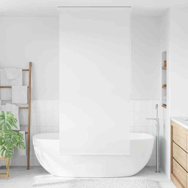 foto del prodotto tenda a rullo per doccia 100x240 cm bianco vidaxl