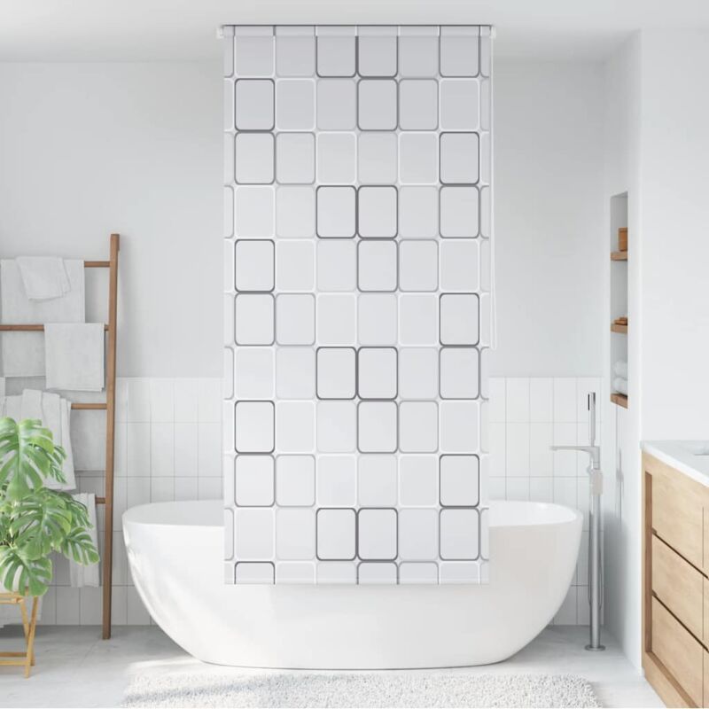 foto del prodotto tenda a rullo per doccia 100x240 cm quadrati vidaxl