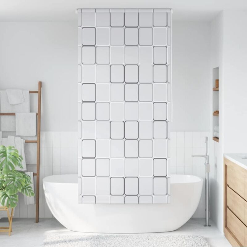foto del prodotto tenda a rullo per doccia 120x240 cm quadrati vidaxl