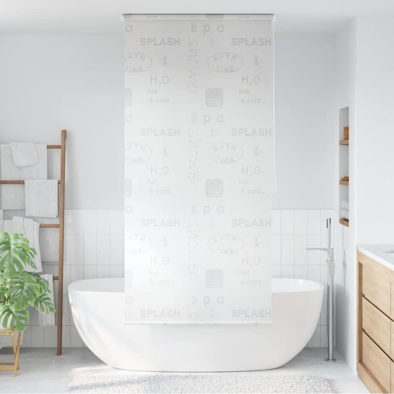foto del prodotto tenda a rullo per doccia 120x240 cm schizzi vidaxl