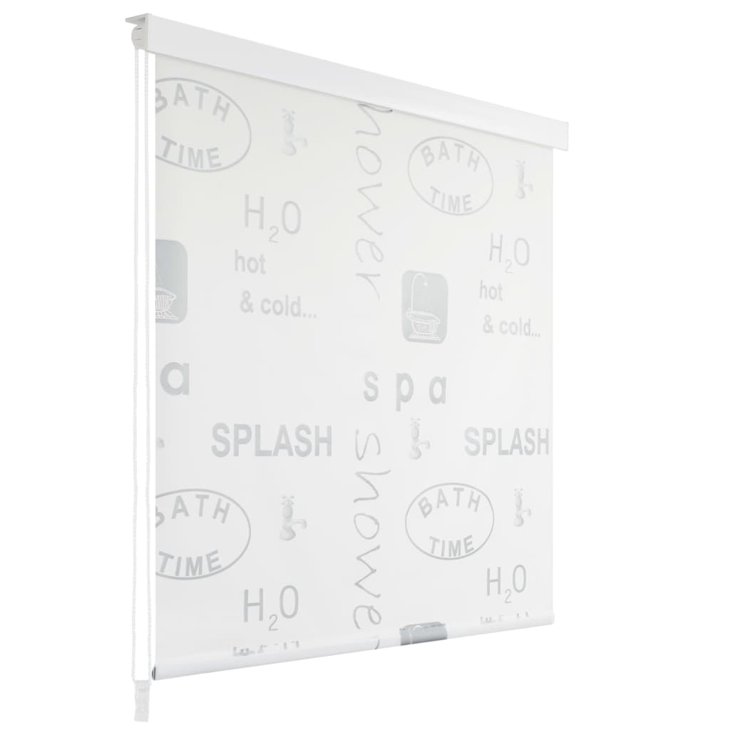 foto del prodotto tenda a rullo per doccia 80 x 240 cm paraspruzzi 02 0005580