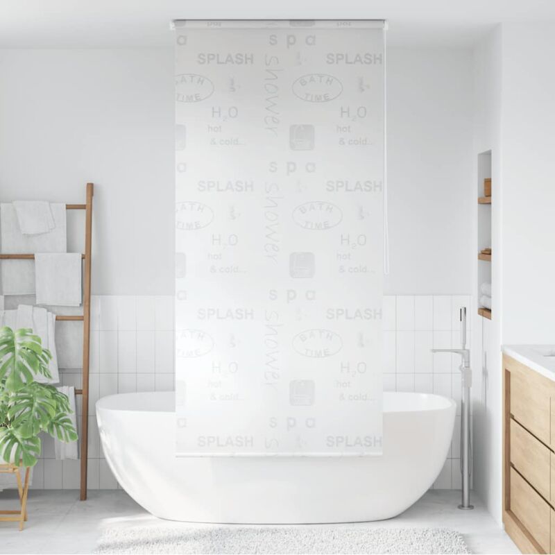 foto del prodotto tenda a rullo per doccia 80x240 cm schizzi vidaxl