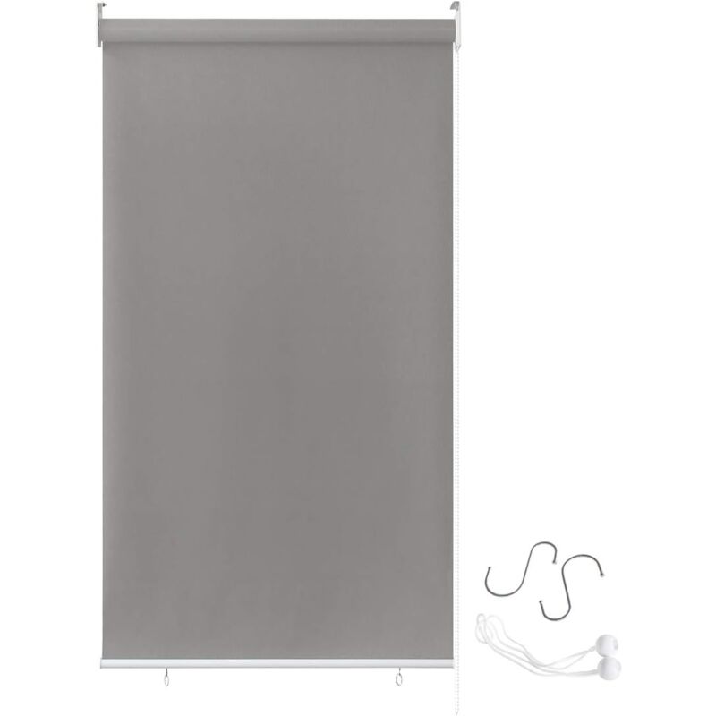 foto del prodotto tenda a rullo per esterni, schermo per la privacy del balcone, protezione solare, tenda da sole verticale, tenda a rullo per esterni, ombreggiatura,