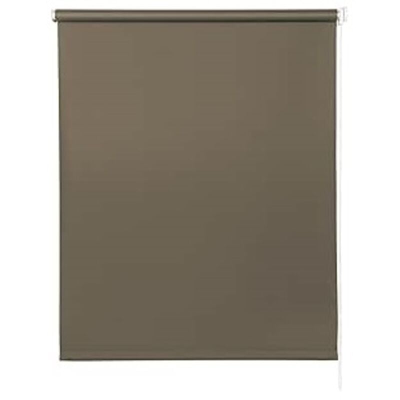 foto del prodotto tenda a rullo roll-up oscurante tortora, 80x250 cm