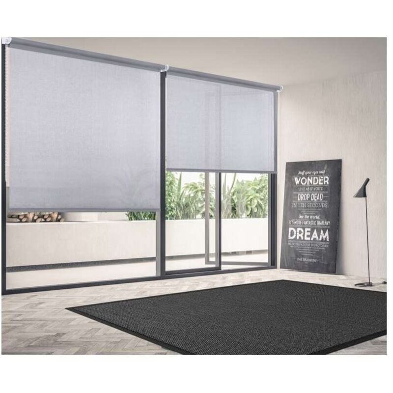 foto del prodotto tenda a rullo screen grigio, 160x250 cm
