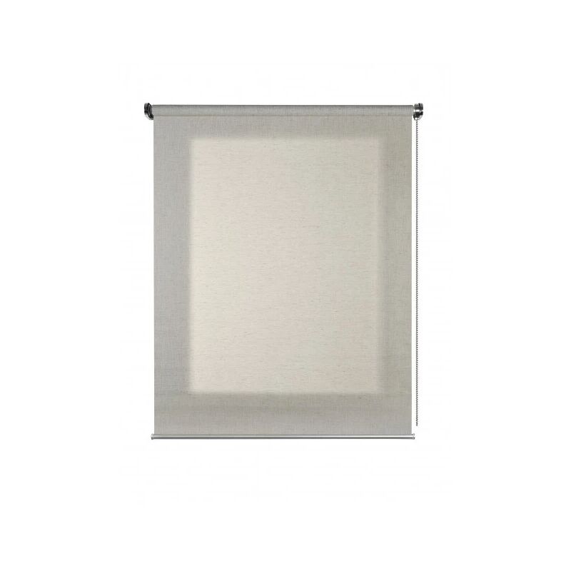 foto del prodotto tenda a rullo semifiltrante lino grigio, 100x180 cm