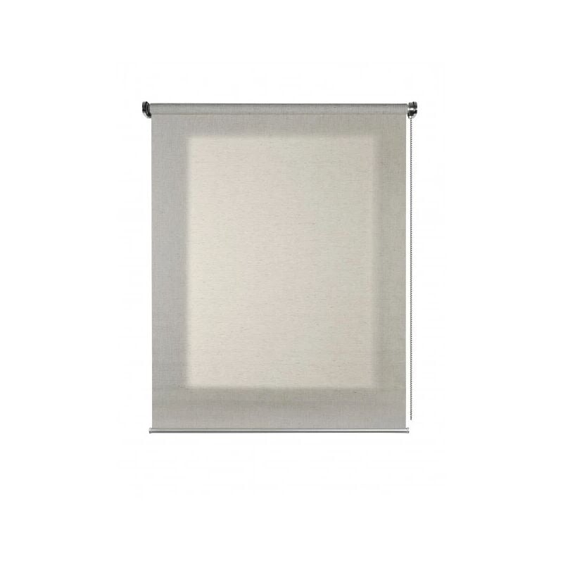 foto del prodotto tenda a rullo semifiltrante lino grigio, 200x250 cm