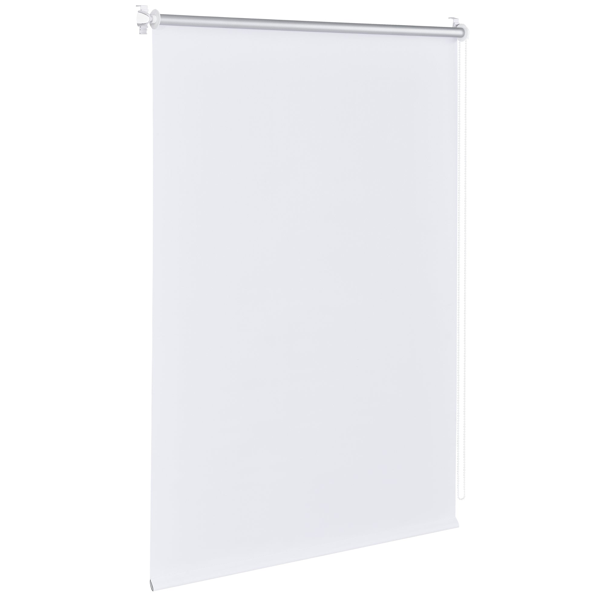 foto del prodotto tenda a rullo senza forare striscia in tessuto poliestere regolabile in continuo 45 x 150 cm bianco 03 0006072