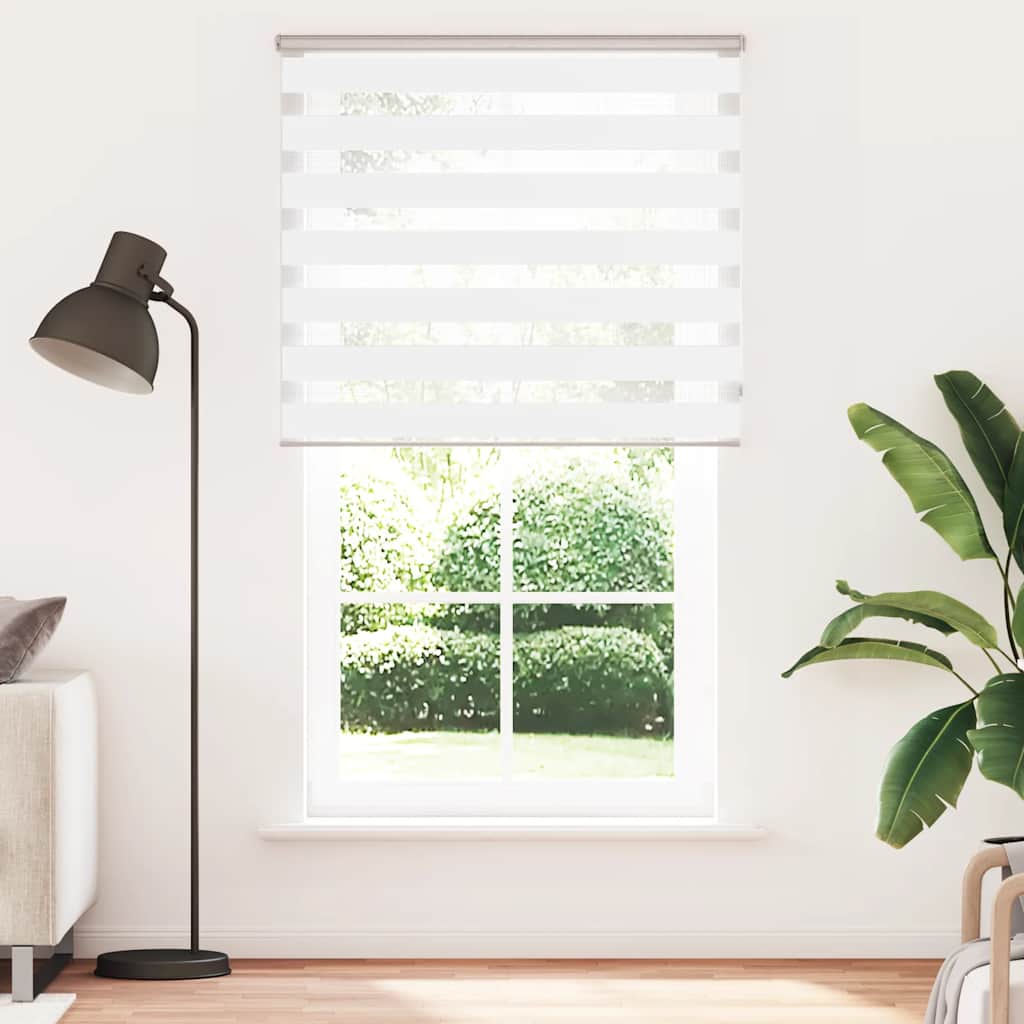 foto del prodotto tenda a rullo zebra larghezza tessuto 125,9 cm poliestere vidaxl