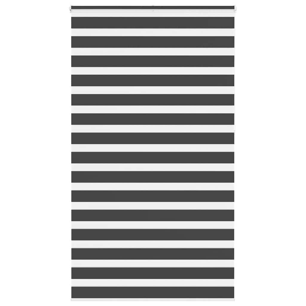 foto del prodotto tenda a rullo zebra nero larghezza tessuto 115,9 cm poliestere