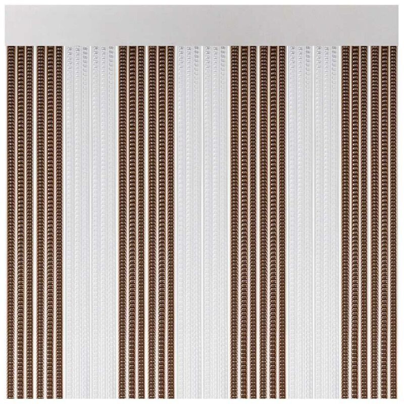 foto del prodotto tenda acudam lisboa porte cristallo marrone esterno pvc alluminio 90 x 210 cm