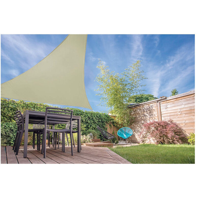 foto del prodotto tenda ambiance triangolare sabbia 3,6 x 3,6 x 3,6 m