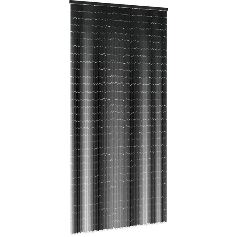 foto del prodotto tenda antimosche per porte grigio scuro 100x220 cm bamb vidaxl