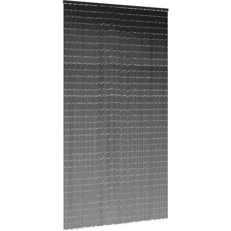 foto del prodotto tenda antimosche per porte grigio scuro 120x220 cm bamb vidaxl