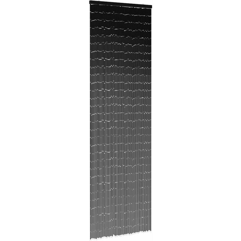 foto del prodotto tenda antimosche per porte grigio scuro 56x185 cm bamb vidaxl