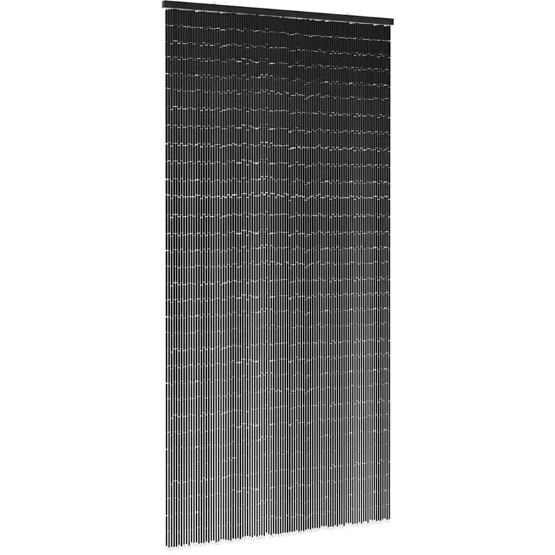 foto del prodotto tenda antimosche per porte grigio scuro 90x220 cm bamb vidaxl