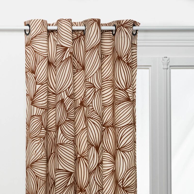 foto del prodotto tenda autunnale rosso rubino 140x260cm atmosphera cr ateur d int rieur