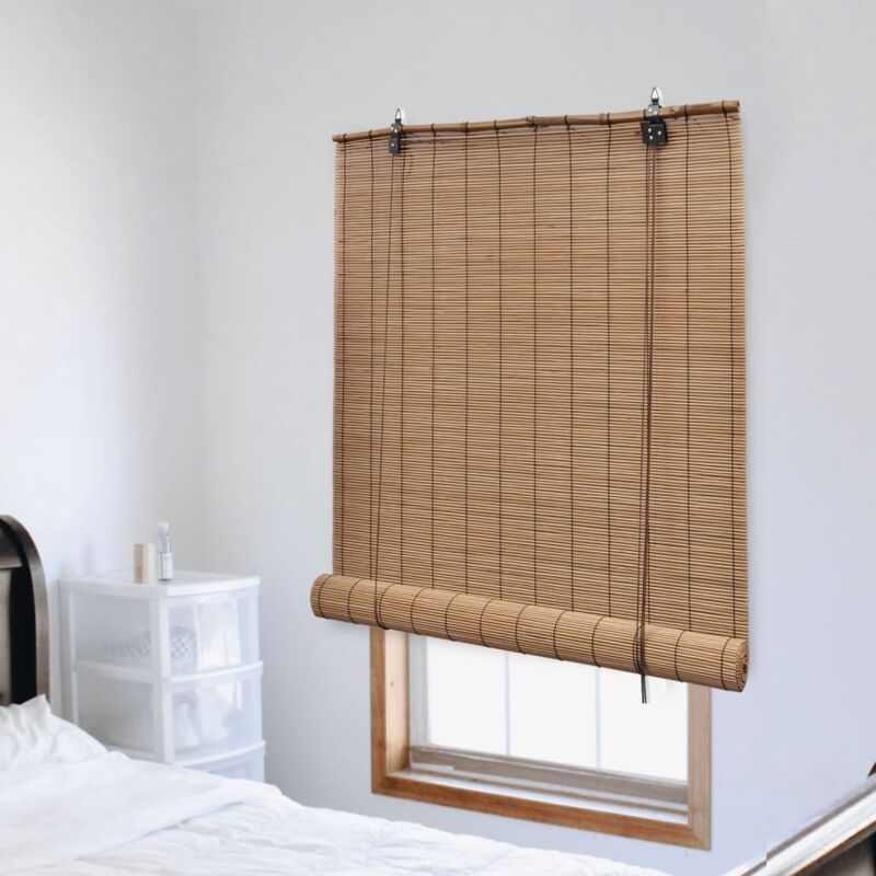 foto del prodotto tenda avvolgibile in bamb 150x160 cm marrone vidaxl