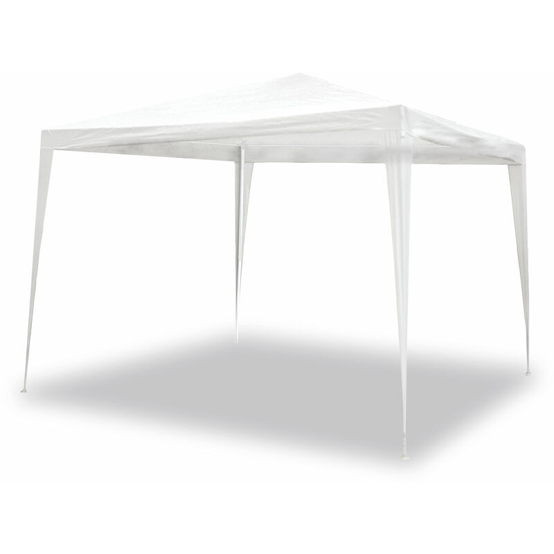 foto del prodotto tenda bianca rimovibile 3x3m borsa di trasporto. giardino, spiaggia, campagna, terrazza