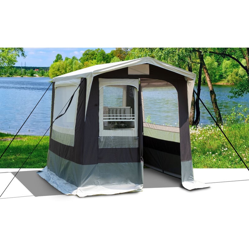 foto del prodotto tenda cucina gusto iii ng antracite 