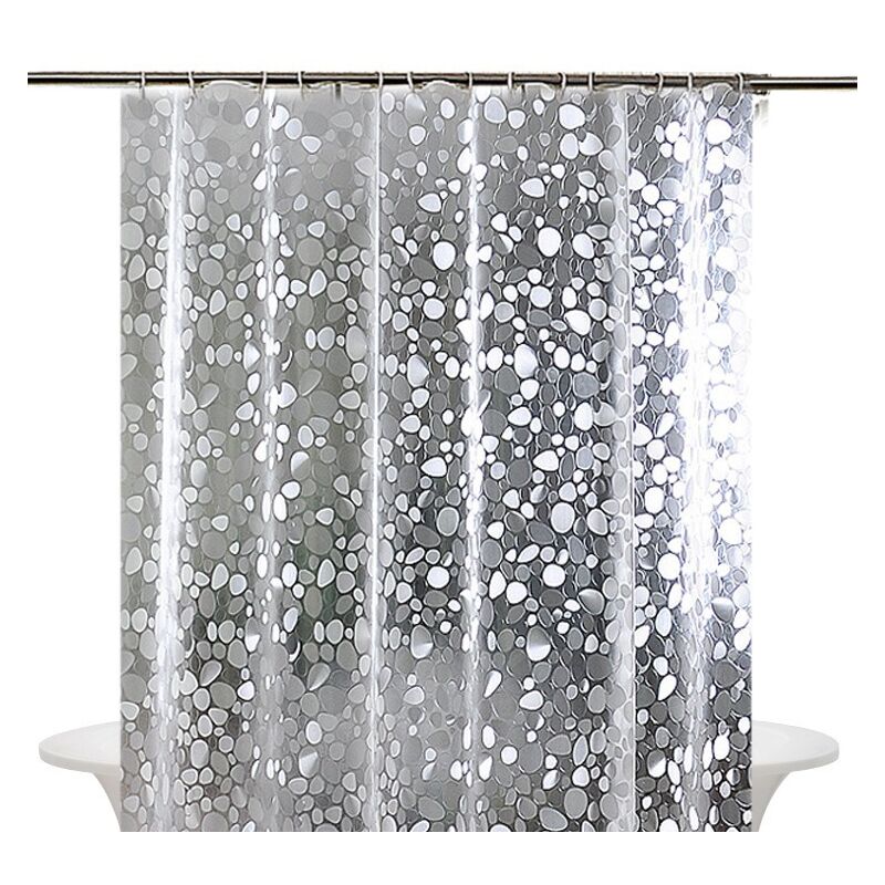 foto del prodotto tenda da doccia 180 x 200 cm, antimuffa, impermeabile, vasca da bagno, eva, anelli per tenda da doccia