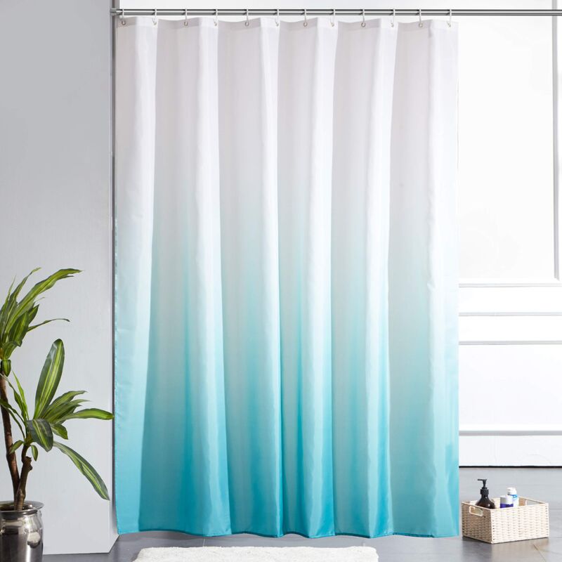 foto del prodotto tenda da doccia antimuffa, 180 x 200 cm, tessuto lavabile in lavatrice, grande, impermeabile, tende da doccia in poliestere per vasca da bagno, con