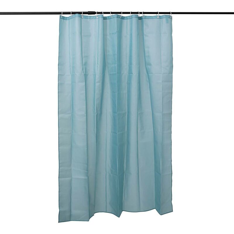 foto del prodotto tenda da doccia colorama 180x200cm artic blue 5five