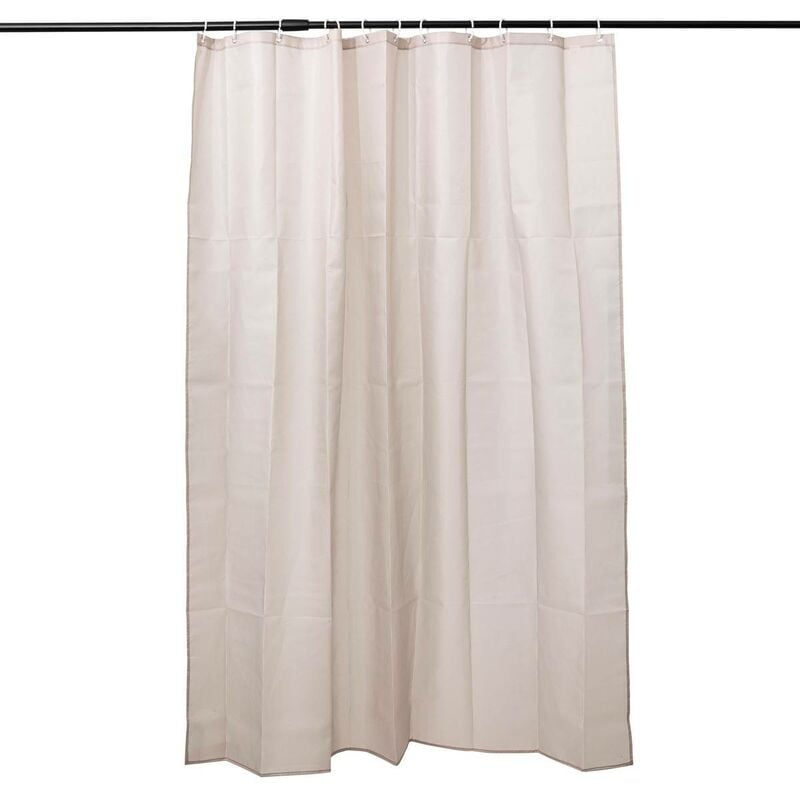 foto del prodotto tenda da doccia colorama beige naturale 180x200cm 5five