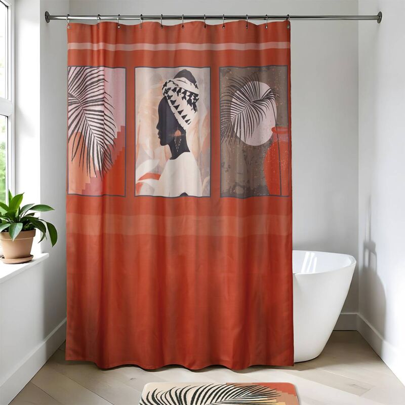 foto del prodotto tenda da doccia in poliestere 180x200 cm - medina tendance